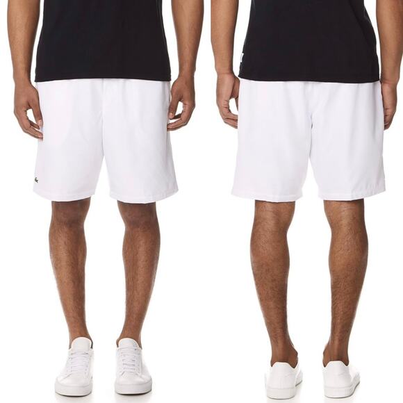 Lacoste Mens Sport Tennis Solid Diamond Weave Shorts XXL - Picture 1 of 9